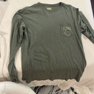 Green Texas Long sleeve T-shirt